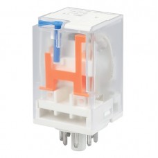 Ρελέ Λυχνίας 12V DC 8 Πόδια  2NO+2NC ELM-90.2 57601N